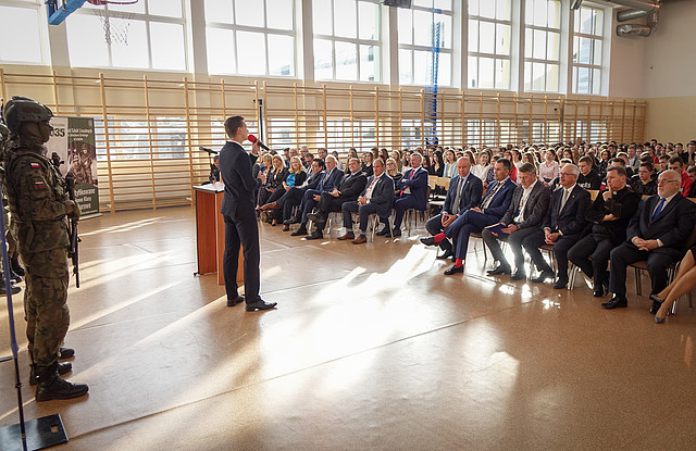 Inauguracja Centrum Szkolenia Klas Mundurowych