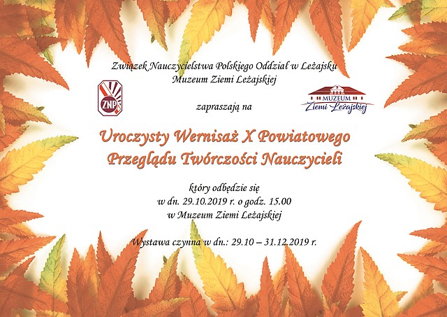 X Powiatowy Przegląd Twórczości Nauczycieli