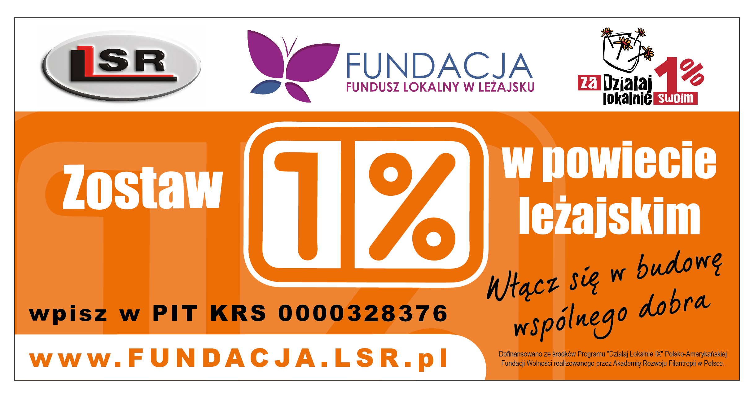 Przekaż 1% Fundacji Fundusz Lokalny w Leżajsku