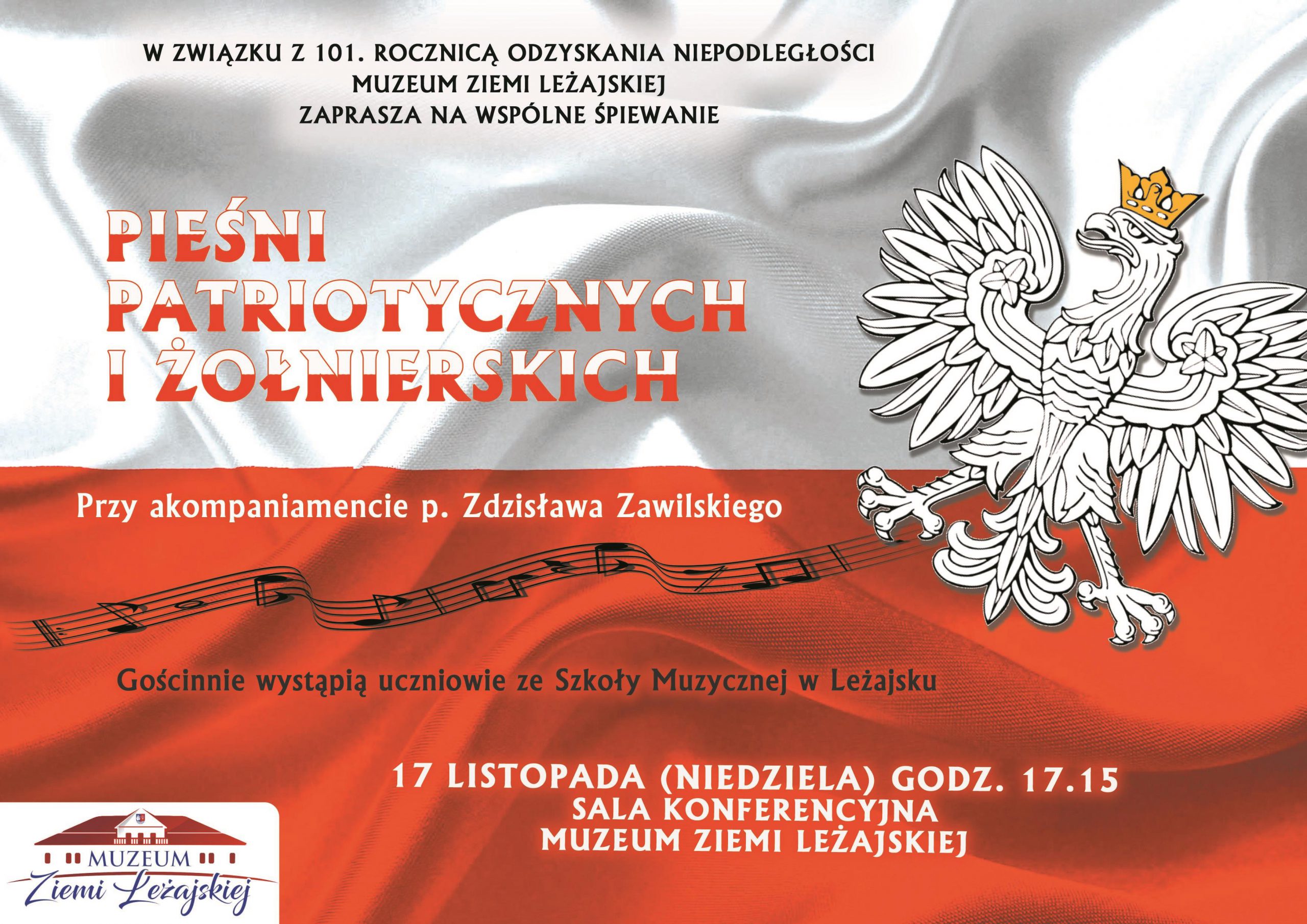 Patriotyczne śpiewanie w Muzeum Ziemi Leżajskiej