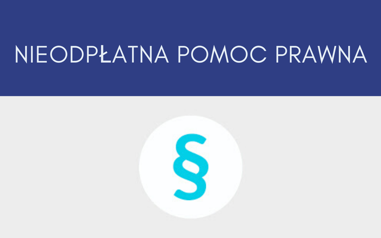 Informacja o punktach nieodpłatnej pomocy prawnej