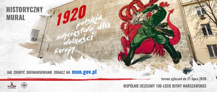 Konkurs ofert MON: Historyczny Mural – 1920 polskie zwycięstwo dla wolności Europy