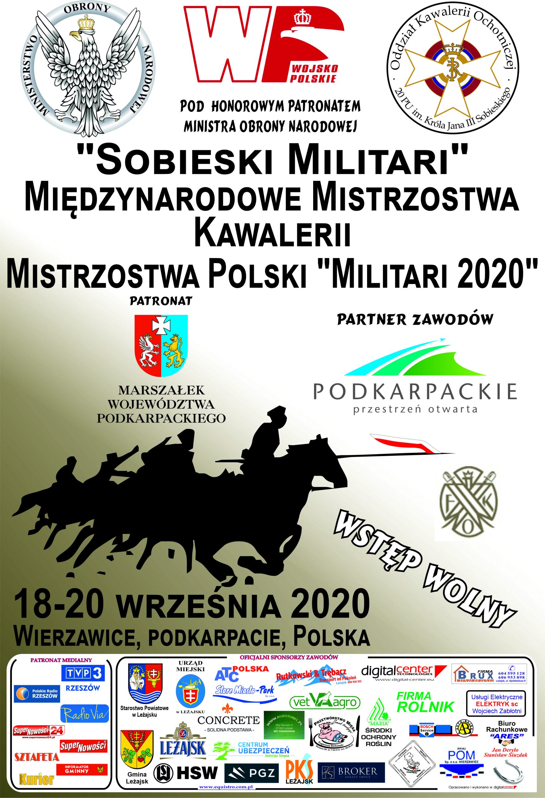 „Sobieski Militari” Międzynarodowe Mistrzostwa Kawalerii oraz Mistrzostwa Polski „Militari 2020”