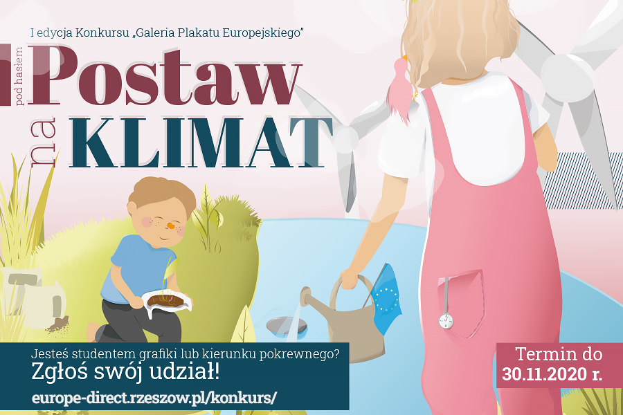 Postaw na klimat! Ogólnopolski Konkurs Graficzny „Galeria Plakatu Europejskiego”