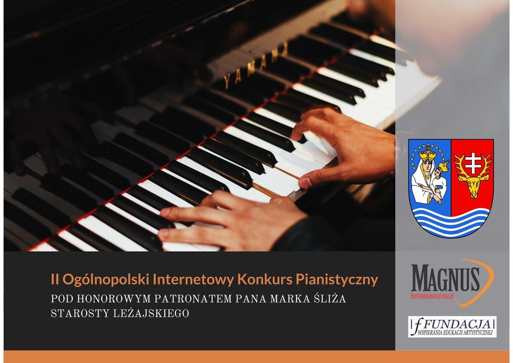 Estrada Laureatów II Ogólnopolskiego Internetowego Konkursu Pianistycznego pod patronatem Starosty Leżajskiego