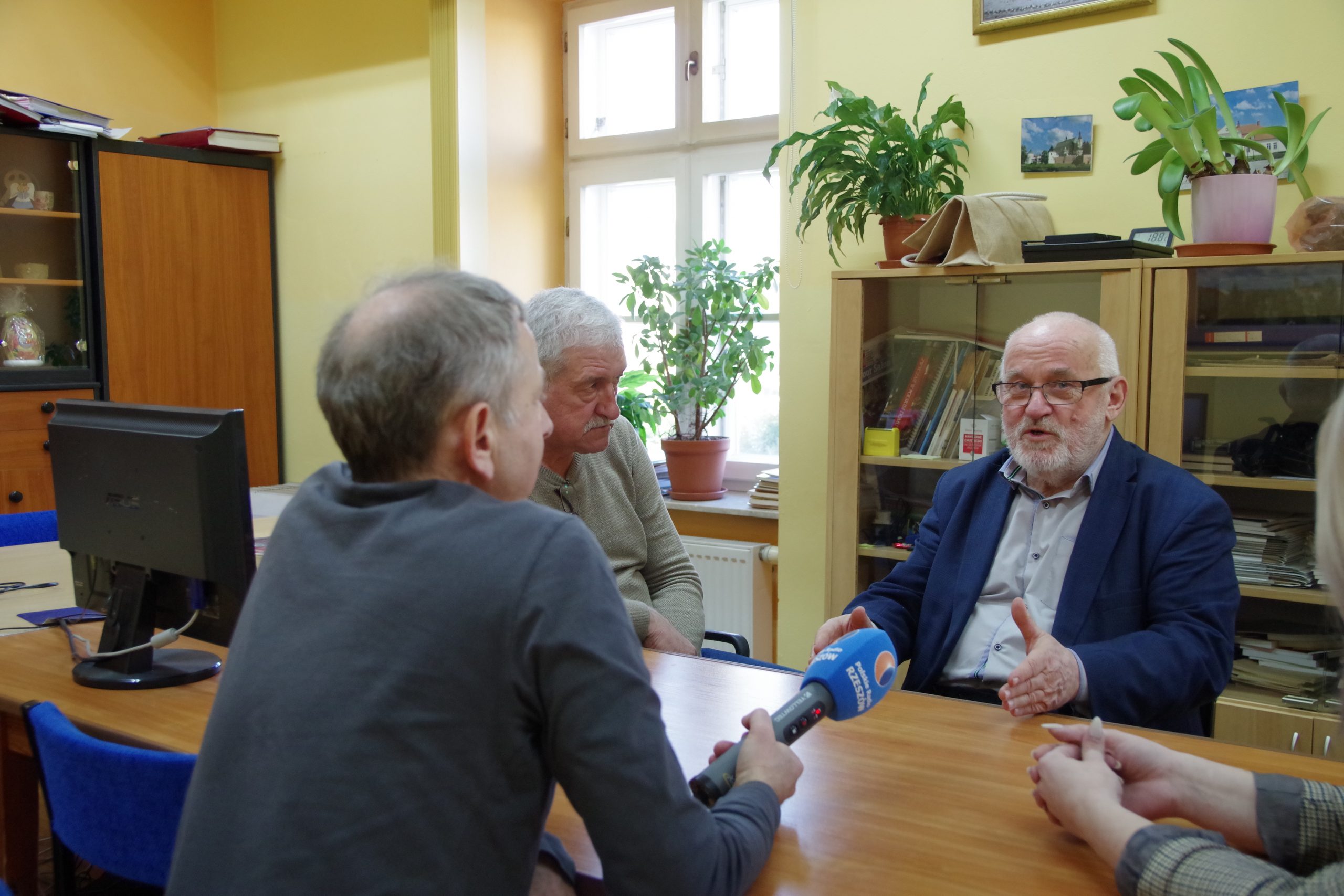 Wizyta Radia Rzeszów w Powiatowym Punkcie Pomocy Obywatelom Ukrainy