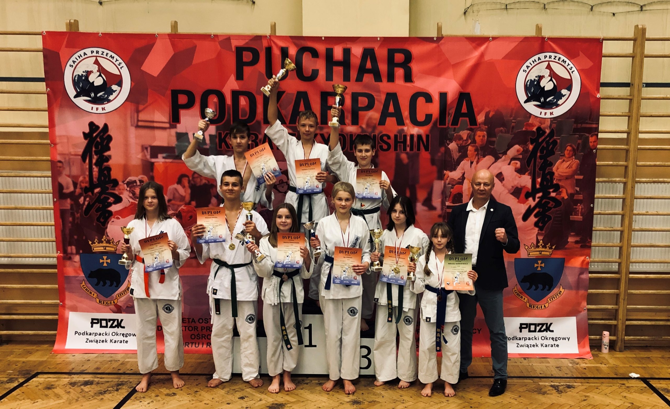Zawodnicy LKKK z czołowymi miejscami w Pucharze Podkarpacia Dzieci i Młodzieży Karate Kyokushin