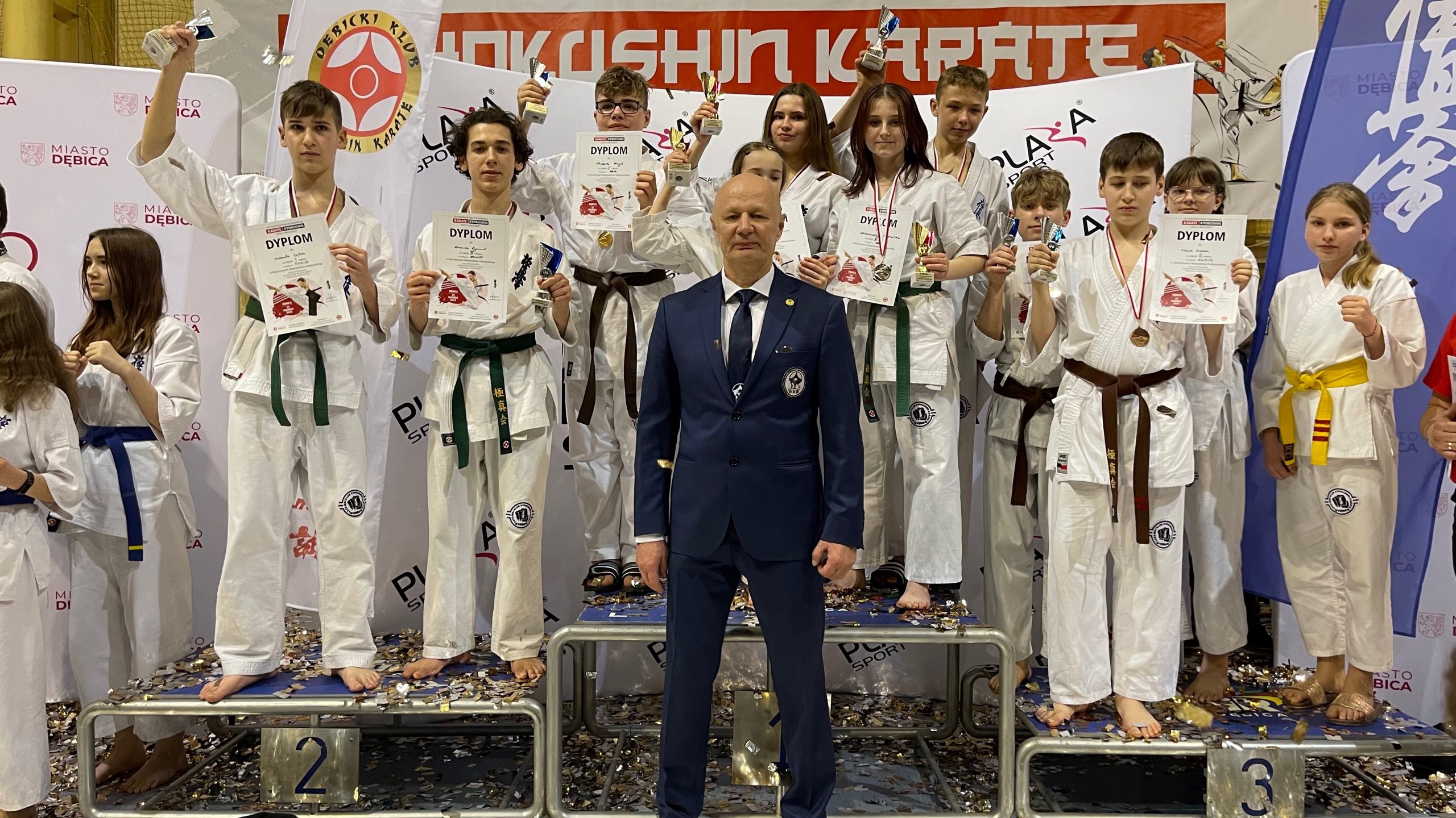 9 medali dla LKKK na Mistrzostwach Podkarpacia Karate Kyokushin 2023