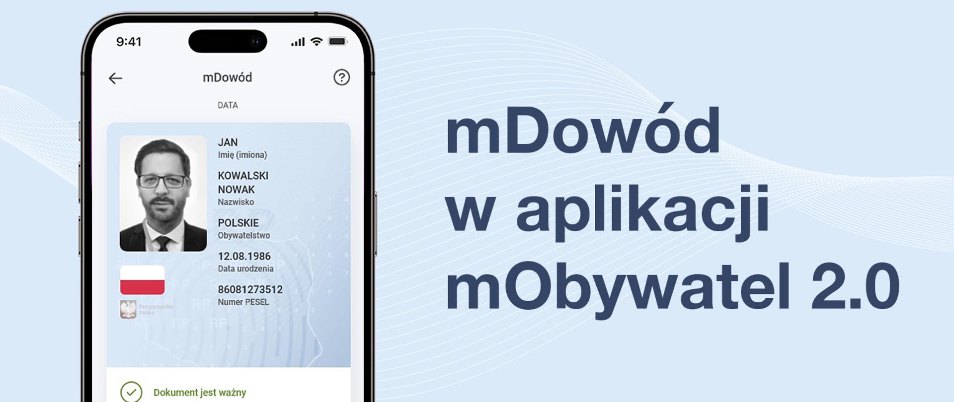 Cyfrowy dokument tożsamości – mDowód