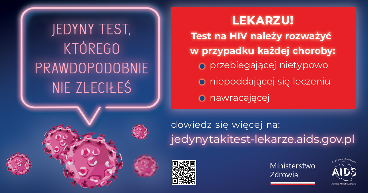 „Jedyny taki test, którego prawdopodobnie nie zleciłeś” – nowa kampania w ramach profilaktyki AIDS