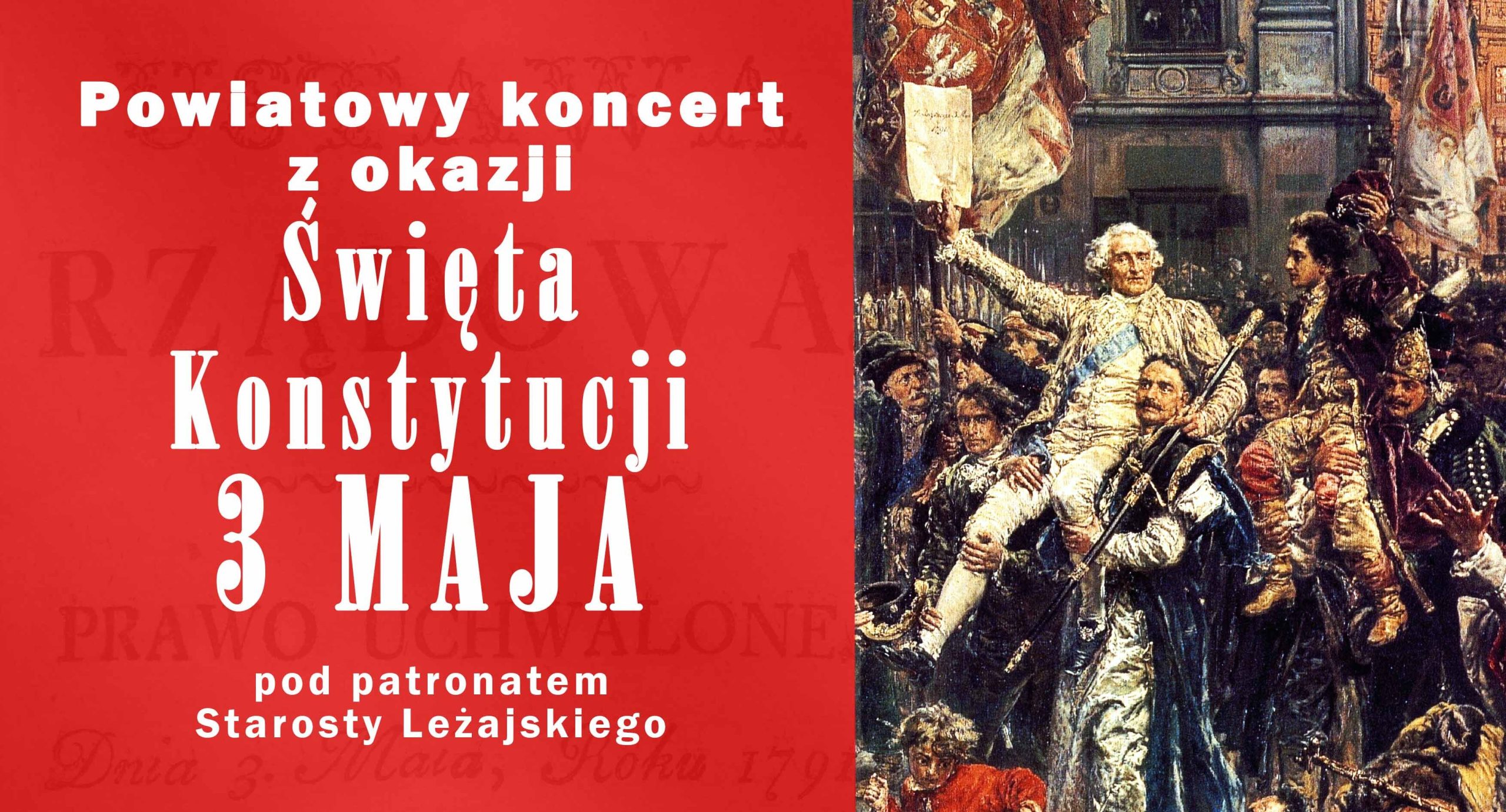 Zapraszamy na koncert z okazji Święta Konstytucji 3 Maja